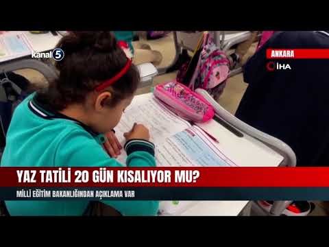 Yaz Tatili 20 Gün Kısalıyor Mu? | Milli Eğitim Bakanlığından Açıklama Var
