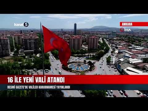 16 İle Yeni Vali Atandı | Resmi Gazete’de Valiler Kararnamesi Yayınlandı