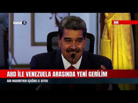 ABD İle Venezuela Arasında Yeni Gerilim | Maduro’nun Uçağına El Konuldu