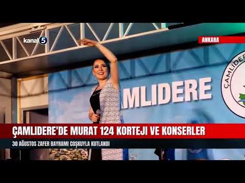 Çamlıdere’de Murat 124 Korteji Ve Konserler