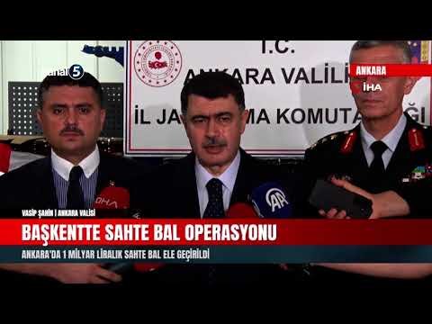 Ankara’da 1 Milyar Liralık Sahte Bal Ele Geçirildi