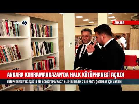 Ankara Kahramankazan’da Halk Kütüphanesi Açıldı