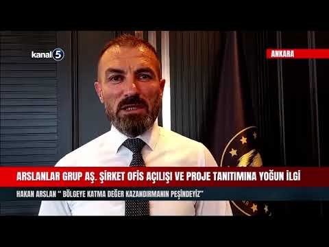 Arslanlar Grup AŞ. Şirket Ofis Açılışı Ve Proje Tanıtımına Yoğun İlgi