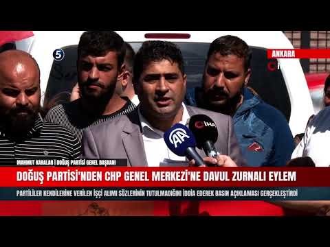 Doğuş Partisi’nden CHP Genel Merkezi’ne Davul Zurnalı Eylem