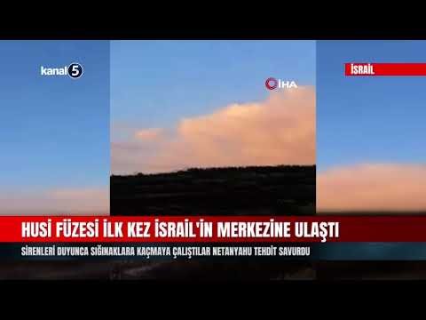Husi Füzesi İlk Kez İsrail’in Merkezine Ulaştı