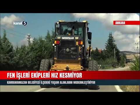 Kahramankazan Belediyesi İlçedeki Yaşam Alanlarını Modernleştiriyor