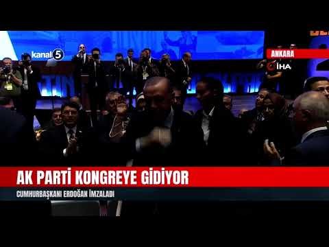 AK Parti Kongreye Gidiyor | Cumhurbaşkanı Erdoğan İmzaladı
