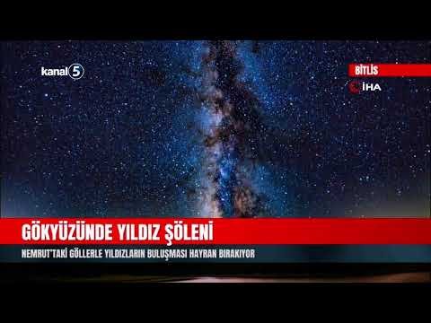 Gökyüzünde Yıldız Şöleni | Nemrut’taki Göllerle Yıldızların Buluşması Hayran Bırakıyor