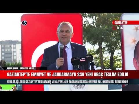 Gaziantep’te Emniyet ve Jandarmaya 249 Yeni Araç Teslim Edildi