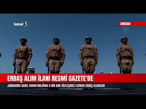 Jandarma Genel Komutanlığına 9 Bin 690 Sözleşmeli Uzman Erbaş Alınacak