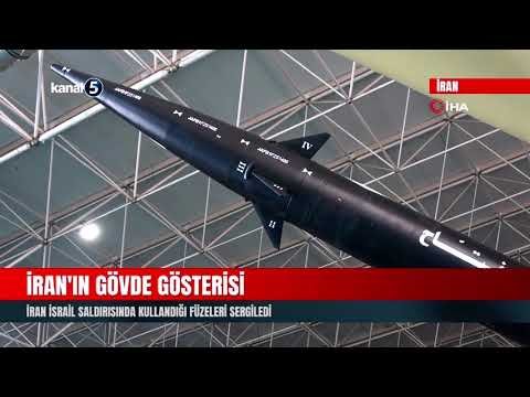 İran’ın Gövde Gösterisi | İran İsrail Saldırısında Kullandığı Füzeleri Sergiledi