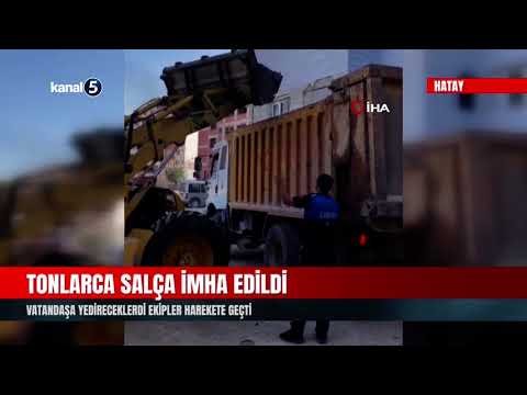 Vatandaşa Yedireceklerdi Ekipler Harekete Geçti | Tonlarca Salça İmha Edildi