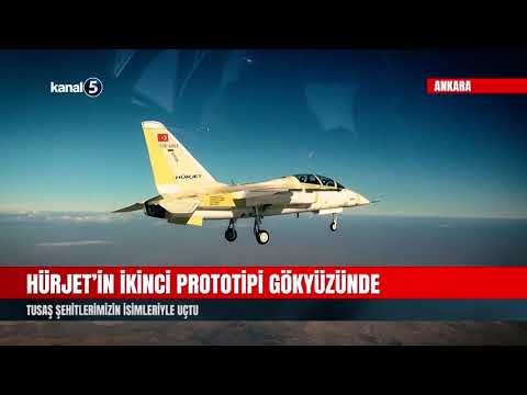 HÜRJET’in İkinci Prototipi Göklerde | TUSAŞ Şehitlerimizin İsimleriyle Uçtu