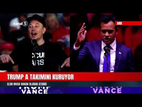 Trump A Takımını Kuruyor | Elon Musk Bakan Olarak Atandı