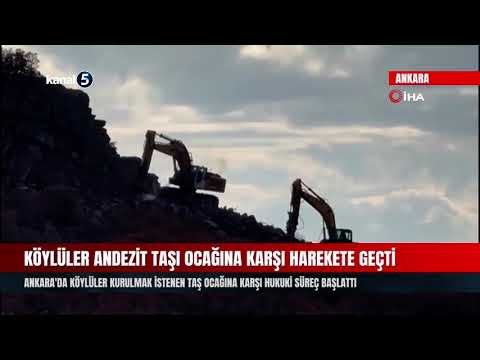 Ankara’da Köylüler Kurulmak İstenen Taş Ocağına Karşı Hukuki Süreç Başlattı