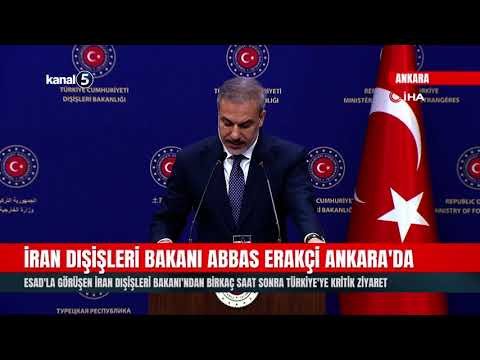 Esad’la Görüşen İran Dışişleri Bakanı’ndan Birkaç Saat Sonra Türkiye’ye Kritik Ziyaret