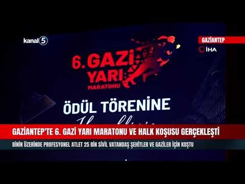 Gaziantep’te 6. Gazi Yarı Maratonu Ve Halk Koşusu Gerçekleşti