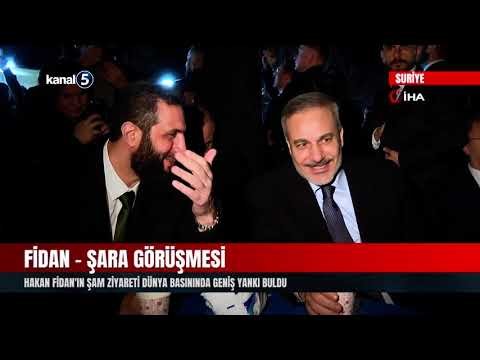 Hakan Fidan’ın Şam Ziyareti Dünya Basınında Geniş Yankı Buldu