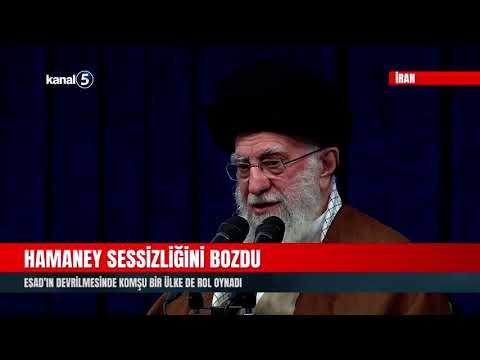 Hamaney sessizliğini bozdu | Esad’ın devrilmesinde komşu bir ülke de rol oynadı