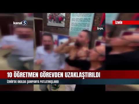 10 Öğretmen Görevden Uzaklaştırıldı | İzmir’de Okulda Şampanya Patlatmışlardı