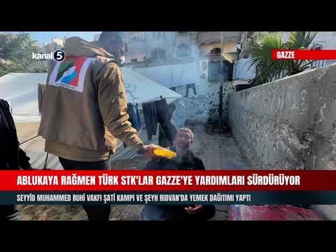 Ablukaya Rağmen Türk STK’lar Gazze’ye Yardımları Sürdürüyor