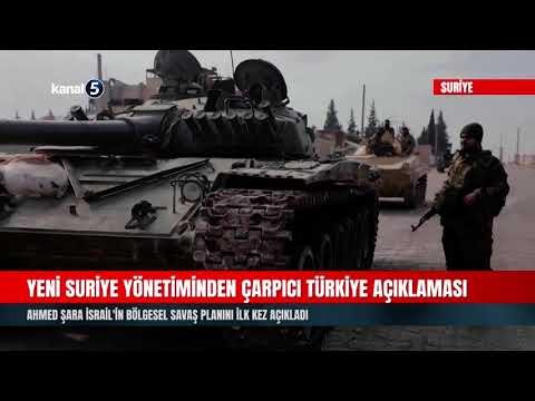 Ahmed Şara İsrail’in Bölgesel Savaş Planını İlk Kez Açıkladı