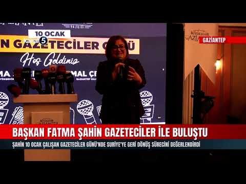 Başkan Fatma Şahin Gazeteciler İle Buluştu