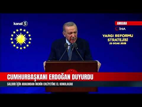 Cumhurbaşkanı Erdoğan duyurdu | Saldırı için aracından inenin ehliyetine el konulacak
