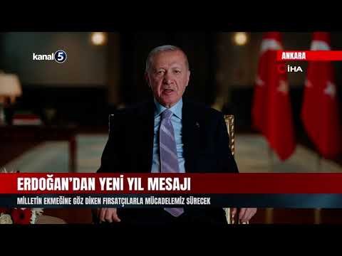 Erdoğan’dan Yeni Yıl Mesajı: Milletin Ekmeğine Göz Diken Fırsatçılarla Mücadelemiz Sürecek