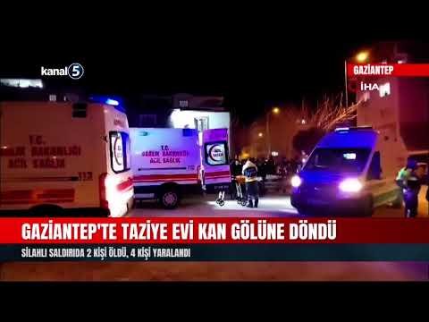 Gaziantep’te Taziye Evi Kan Gölüne Döndü | Silahlı Saldırıda 2 Kişi Öldü 4 Kişi Yaralandı