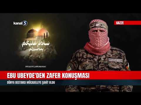 Kassam Tugayları Sözcüsü Ebu Ubeyde’den Zafer Konuşması; Tarihi Bir Destan Yazdık