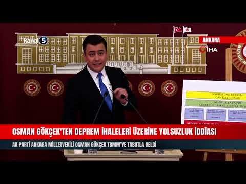 Osman Gökçek’ten Deprem İhaleleri Üzerine Yolsuzluk İddiası