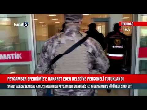 Peygamber Efendimiz’e Hakaret Eden Belediye Personeli Tutuklandı