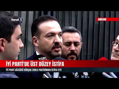 İYİ Parti Sözcüsü Kürşad Zorlu Partisinden İstifa Etti