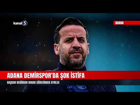 Adana Demirspor’da Şok İstifa | Başkan Bedirhan Durak Görevinden Ayrıldı