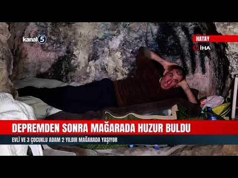 Depremden Sonra Mağarada Huzur Buldu | Evli ve 3 Çocuklu Adam 2 Yıldır Mağarada Yaşıyor