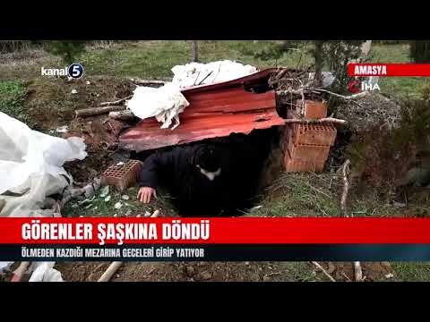 Görenler Şaşkına Döndü | Ölmeden Kazdığı Mezarına Geceleri Girip Yatıyor