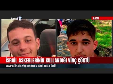 Gazze’de Üzerine Vinç Devrilen 2 İsrail Askeri Öldü
