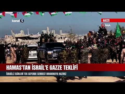 Hamas’tan İsrail’e Gazze Teklifi | İsrailli Esirleri Tek Seferde Serbest Bırakmaya Hazırız