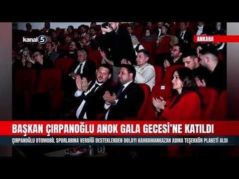 Kahramankazan Belediye Başkanı Çırpanoğlu ANOK Gala Gecesi’ne katıldı