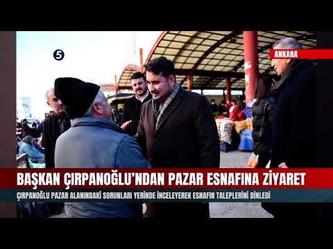Kahramankazan Belediye Başkanı Çırpanoğlu’ndan Pazar Esnafına Ziyaret