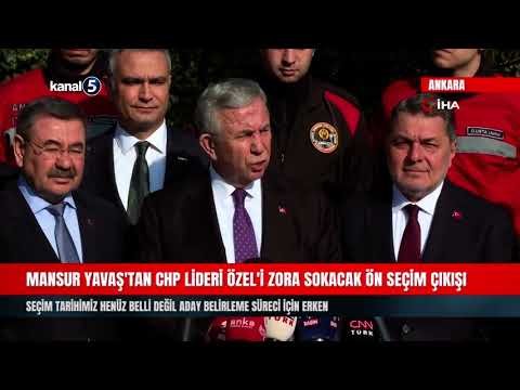 Mansur Yavaş’tan CHP Lideri Özel’i Zora Sokacak Ön Seçim Çıkışı
