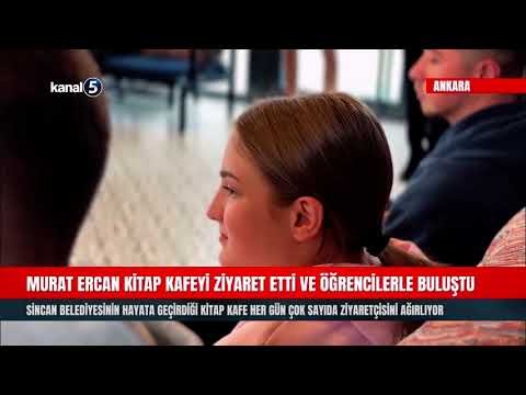 Sincan Belediye Başkanı Murat Ercan Kitap Kafeyi Ziyaret Etti ve Öğrencilerle Buluştu