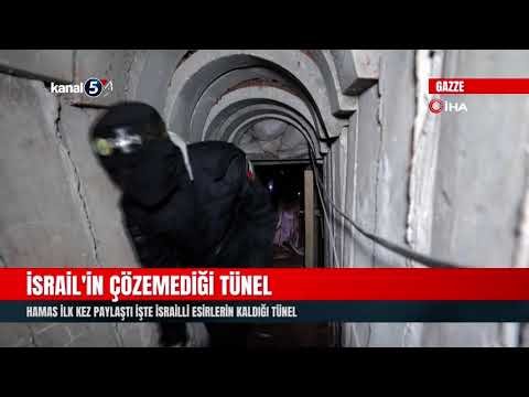 İsrail’in Çözemediği Tünel | Hamas İlk Kez Paylaştı | İşte İsrailli Esirlerin Kaldığı Tünel