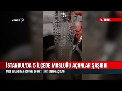İstanbul’da 5 İlçede Musluğu Açanlar Şaşırdı | Mide Bulandıran Görüntü Sonrası İSKİ Sebebini Açıkladı