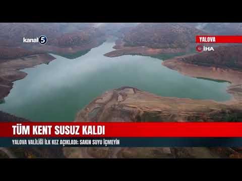 Tüm Kent Susuz Kaldı | Yalova Valiliği İlk Kez Açıkladı; Sakın Suyu İçmeyin