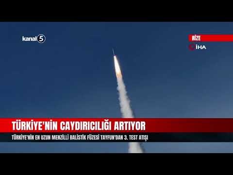 Türkiye’nin Caydırıcılığı Artıyor | Türkiye’nin En Uzun Menzilli Füzesi Tayfun’dan Yeni Test