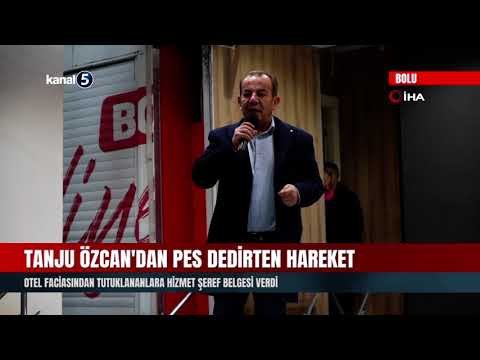 Tanju Özcan’dan Pes Dedirten Hareket | Otel Faciasından Tutuklananlara Hizmet Şeref Belgesi verdi