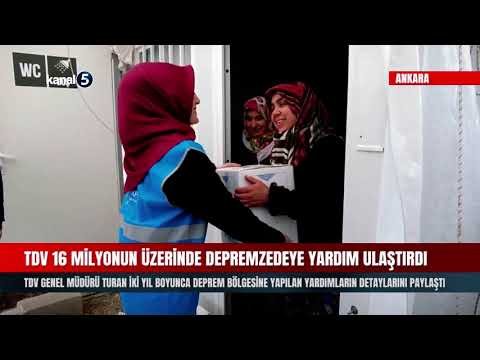 TDV 16 Milyonun Üzerinde Depremzedeye Yardım Ulaştırdı