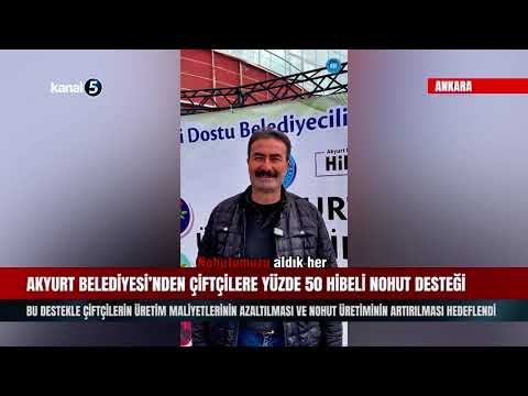 Akyurt Belediyesi’nden Çiftçilere Yüzde 50 Hibeli Nohut Desteği